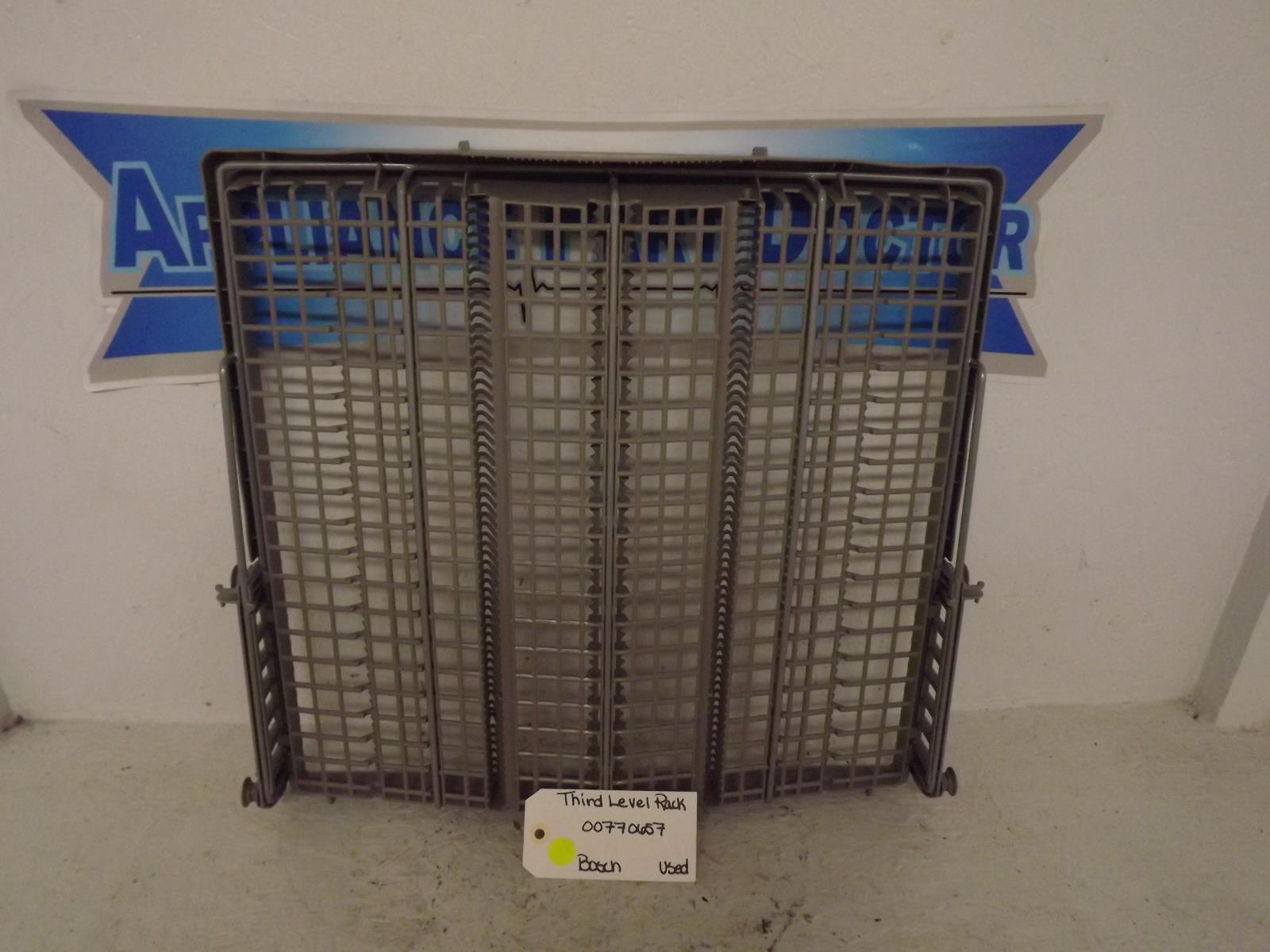 Bosch Dishwasher 00770657 Third Level Rack Used Bosch Dishwasher 00770657 Third Level Rack Used